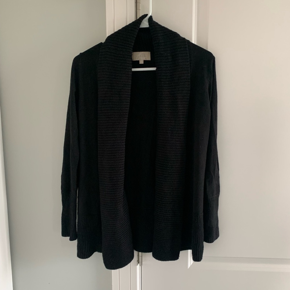 Black cardigan Joan Vass